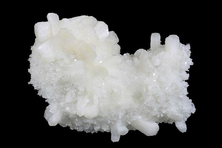Stilbite and Apophyllite Crystals on Mordenite - India #168742